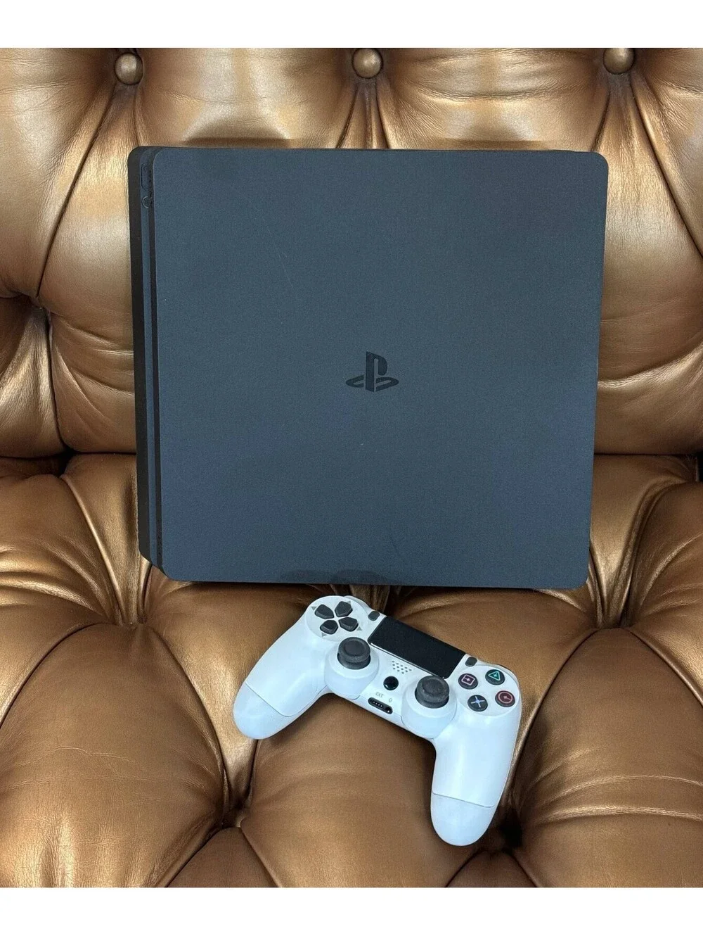 Sony PlayStation 4 Slim PS4 1TB Black Console Gaming System CUH-2215B Controller